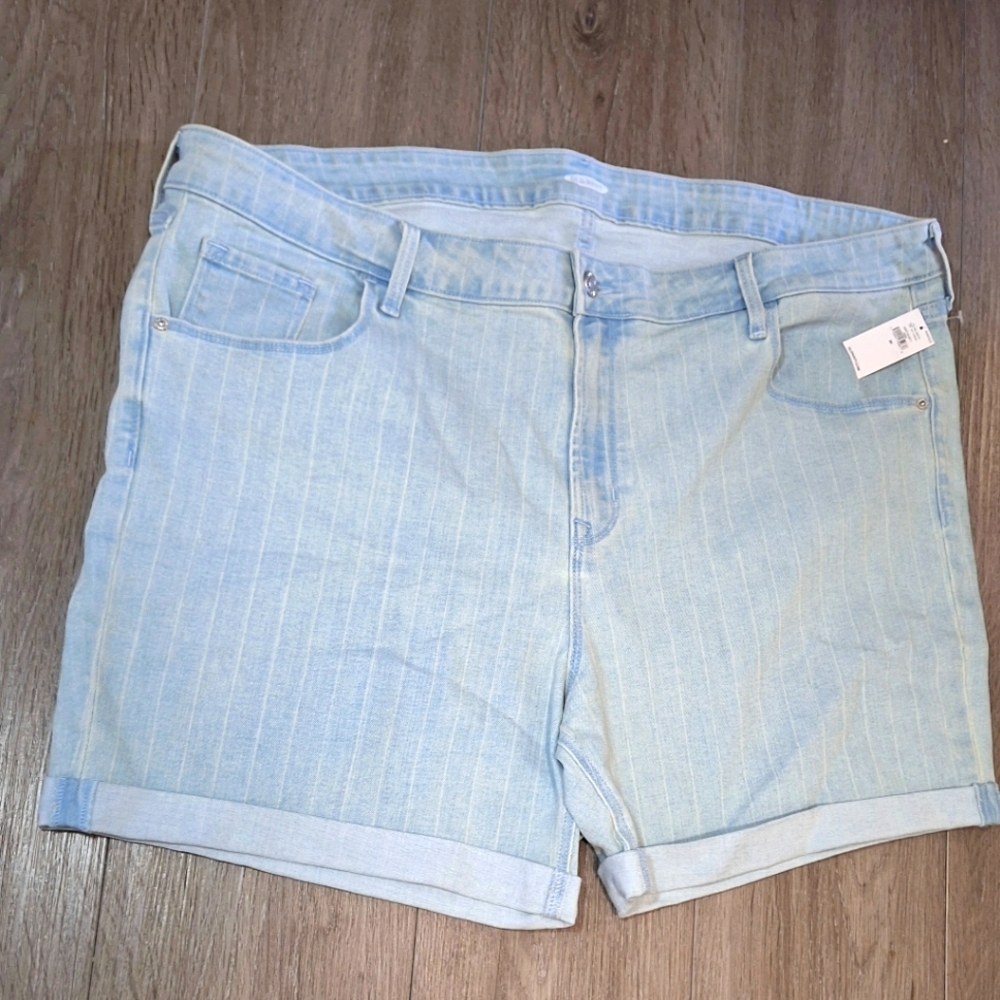 New Old Navy High Waist Jean Shorts Womans Size 20 NWT